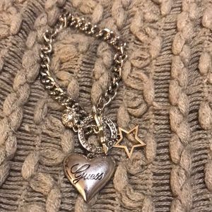 Silver GUESS bracelet